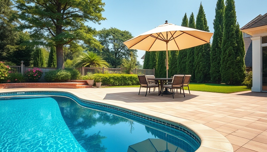Choosing the Best WPC Composite Decking Manufacturer: elegant poolside scene.