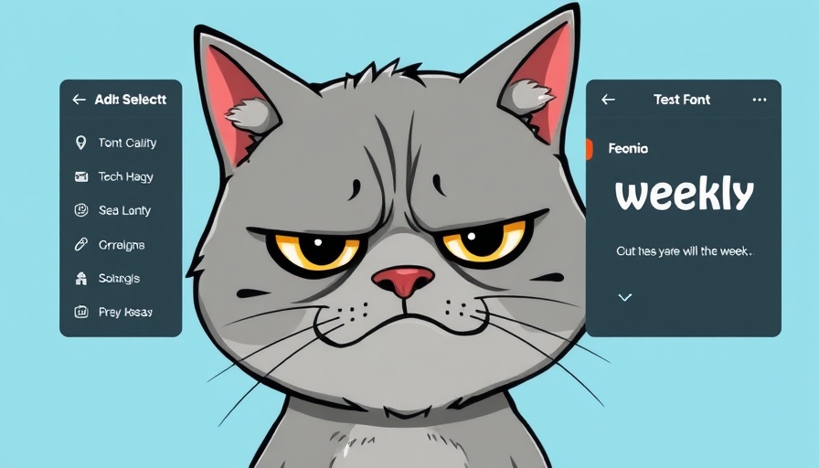 Adding text to photos using a grumpy cat meme.