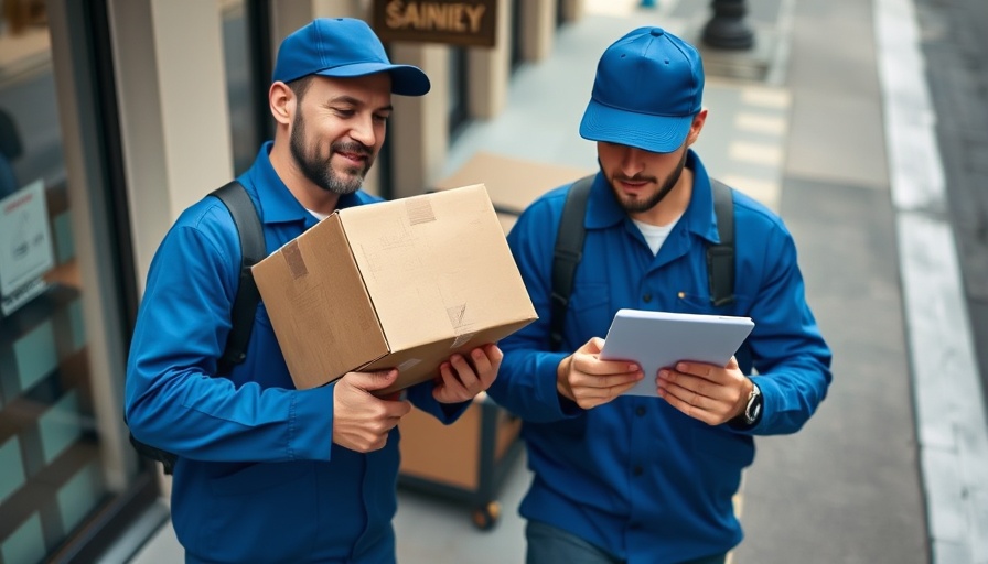 Efficient moving scene with two movers loading a truck, representing moving house tips.