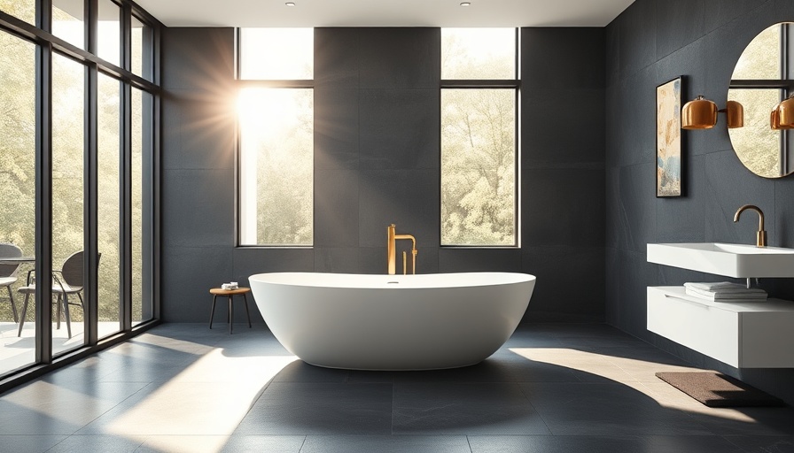 Elegant modern bathroom showcasing renovation value with sleek design.