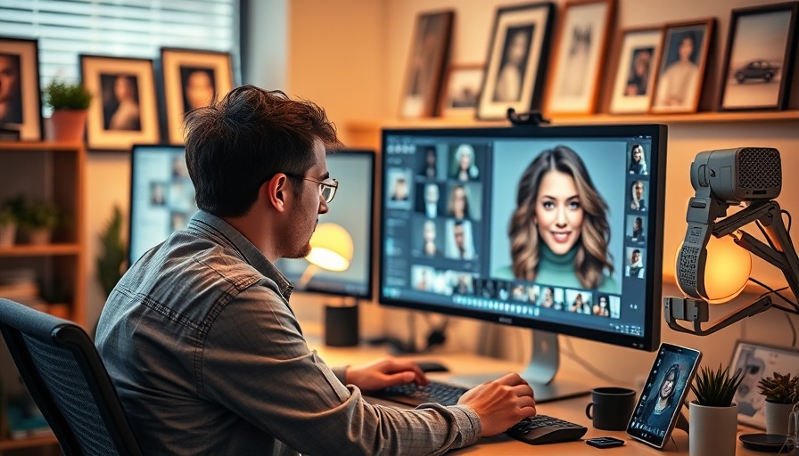 Photoacompq editing setup in a modern workspace.
