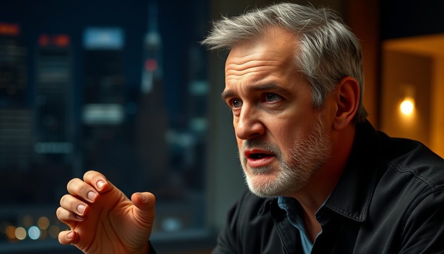 Gary discussing on Piers Morgan Uncensored with intense expression in studio.