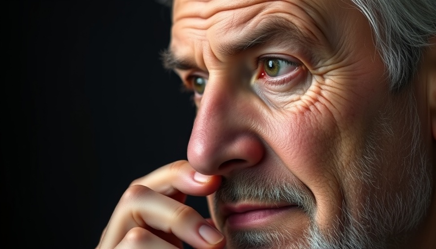 Middle-aged man shares strategies to prevent cancer.