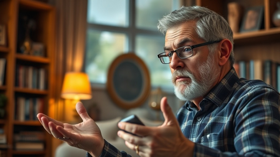 Man explains signs you're eating too much sugar in a cozy study.