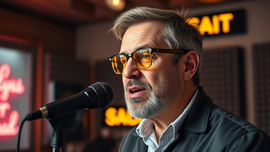 Man discussing nicotine's reputation in a studio setting