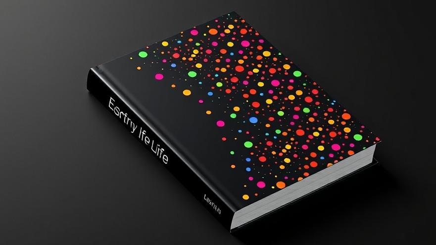 Engaging book cover on creativity in the workplace with colorful dots and modern design.