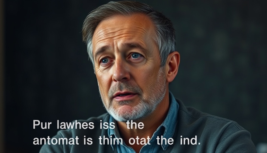 Middle-aged man discussing natural deodorants health necessity, text overlay.