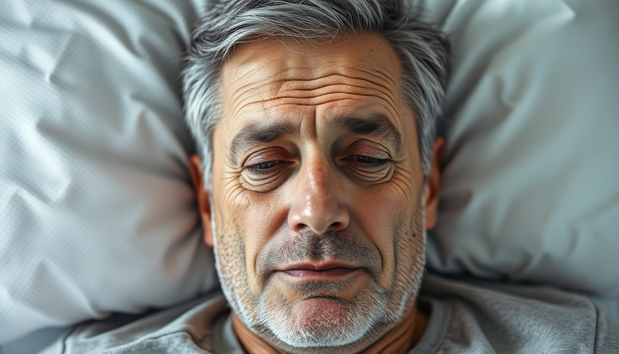 Split image showing 'Before' and 'After' of a tired man.