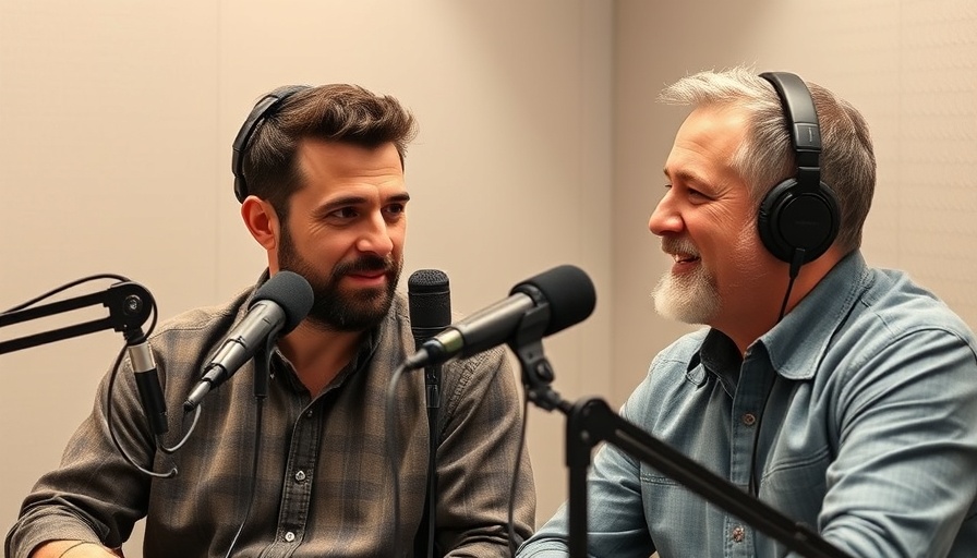 Engaged podcast discussion on productivity and emotional intelligence.