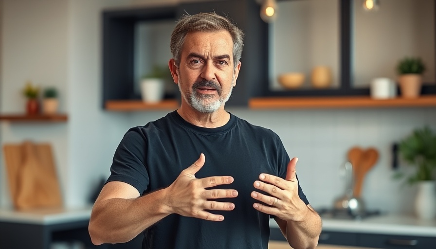 Man explaining detoxification in modern kitchen, are you still detoxing?