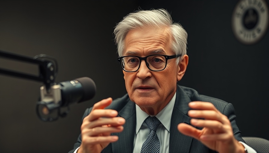 Distinguished gentleman discussing chestnuts benefits in a podcast setting.