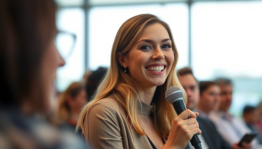 Smiling speaker discussing Rhonda Patrick nicotine Zyn topic in a studio.