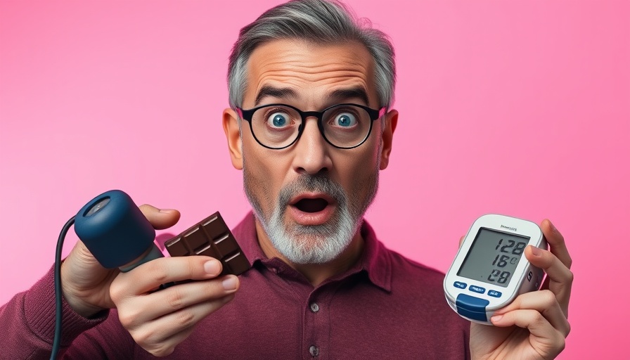 Mind-Blowing Health Tricks with chocolate and blood pressure monitor, surprising insights.