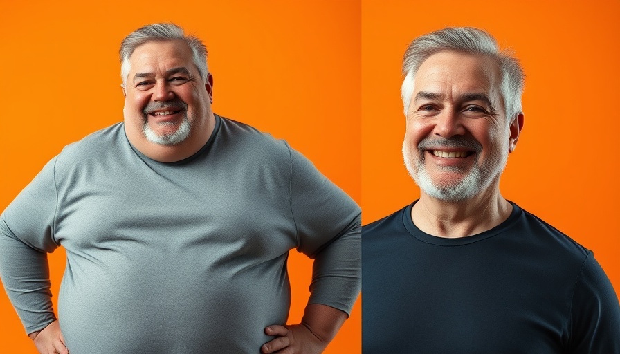 Dramatic weight change showcasing breakfast mistake.