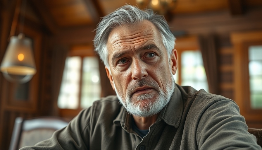 Thoughtful man in wooden room discussing best place to do stem cell therapy.
