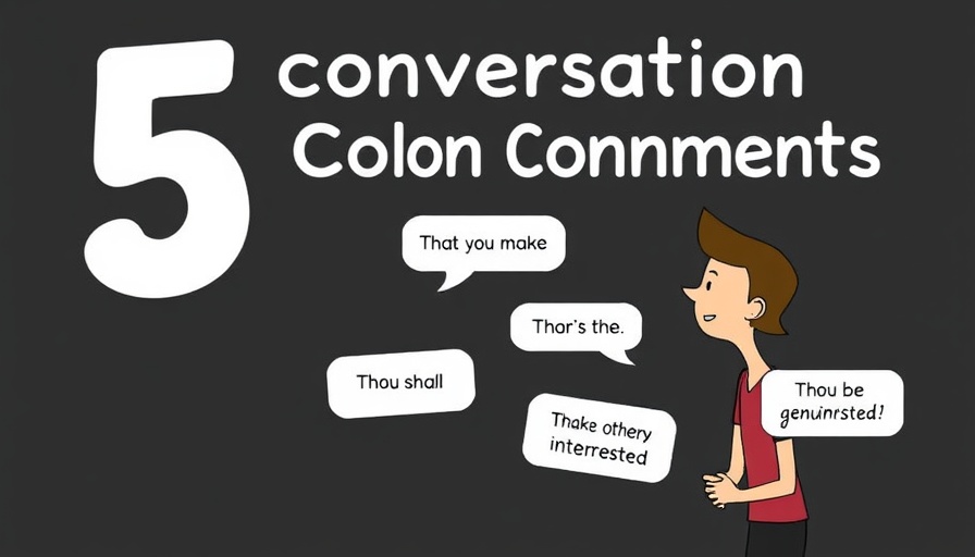 Illustration of conversation commandments with two people discussing, educational.