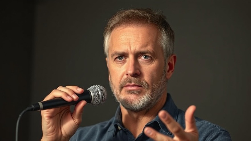 Middle-aged man presenting on natural weight loss and intermittent fasting benefits.