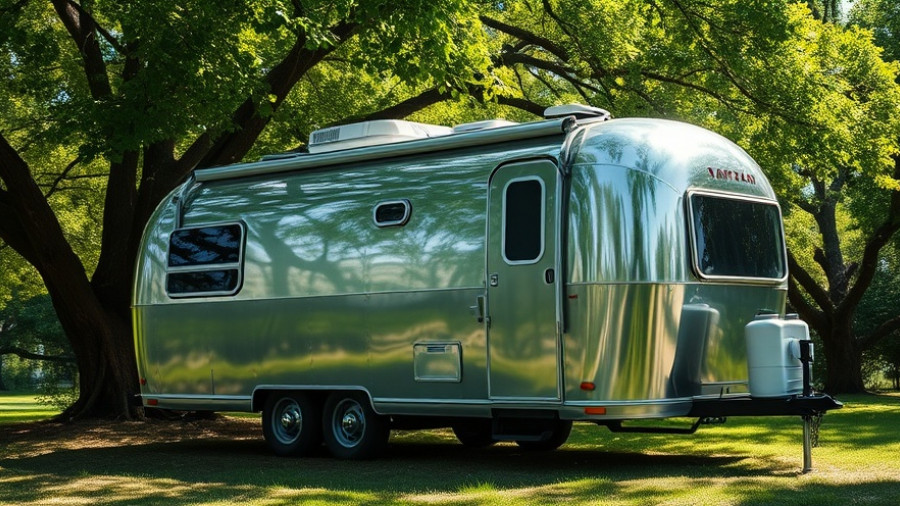 Stylish vintage trailer tiny house in serene setting, Tiny House Codes and Municipal Elections.