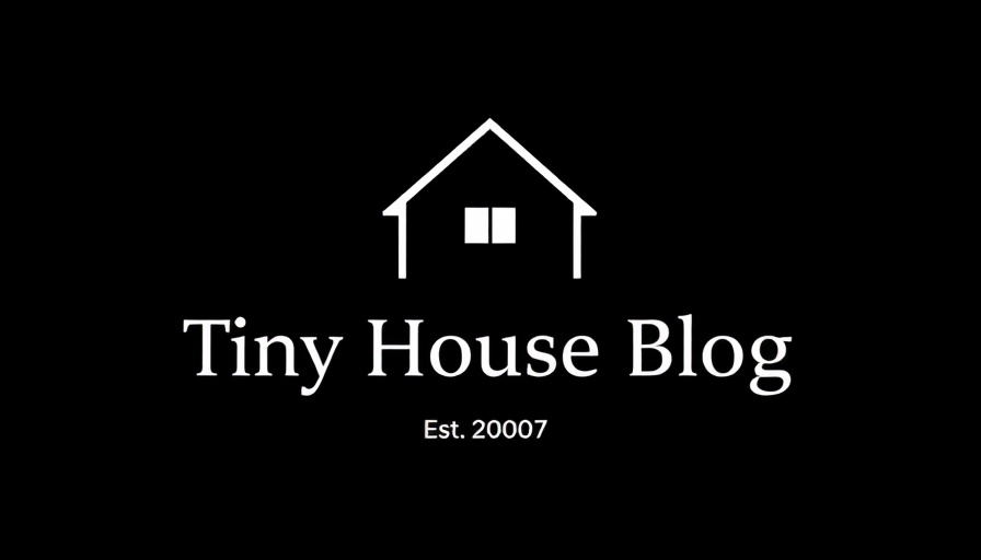 Building a Tiny House blog logo with a minimalist design.