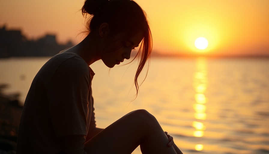 Contemplative silhouette of a woman at sunset, Why You Feel Unlovable.