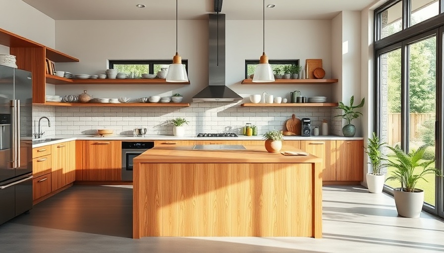 Expert kitchen organization tips showcased in a modern kitchen with wooden island.