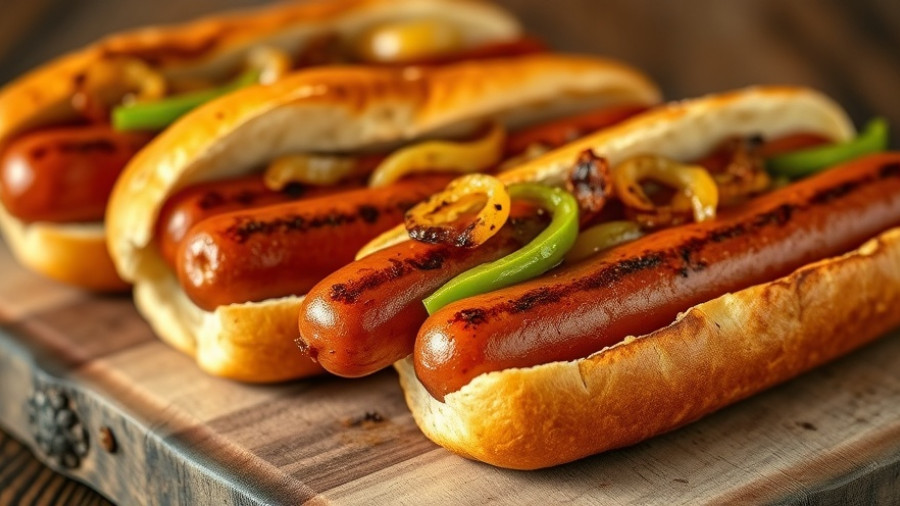 Revolutionary Way to Cook Bratwurst: Bratwursts with grilled onions