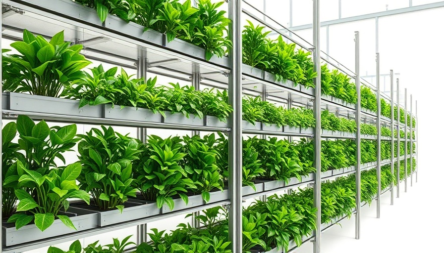 UNS Hybrid Holding System with lush plants in modern design