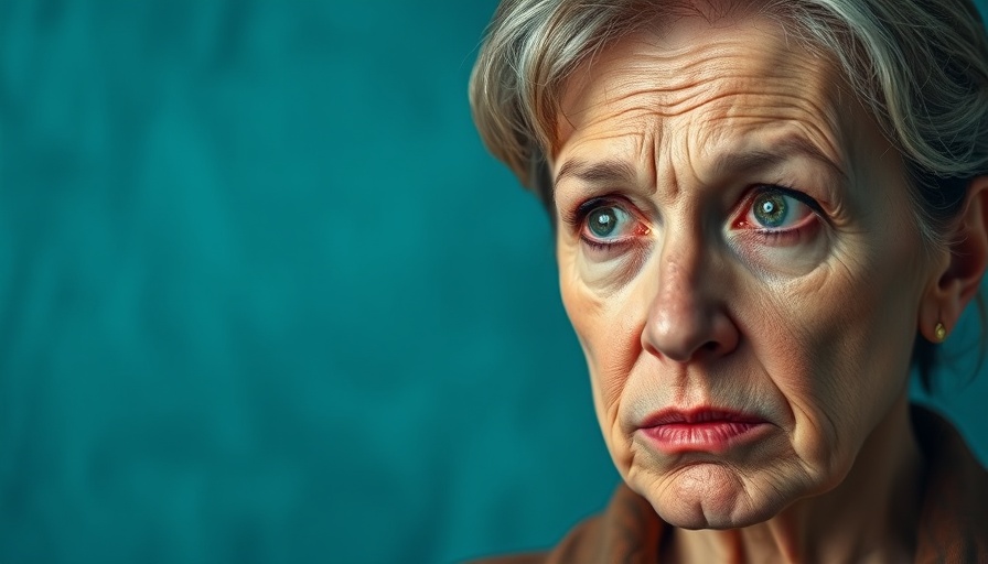 Skeptical middle-aged woman considering buying stocks during recession.