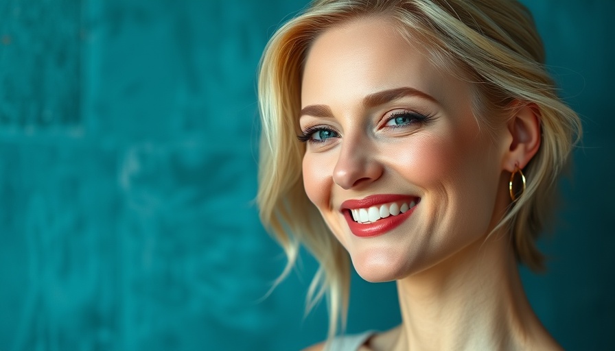 Blonde woman smiling, embodying Barista FIRE lifestyle.
