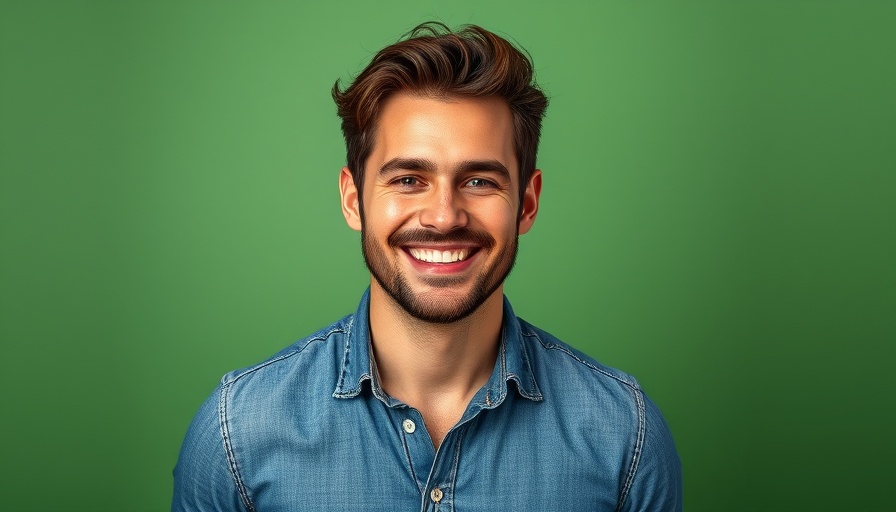 Smiling man featured on podcast for healthcare hacks and financial independence.