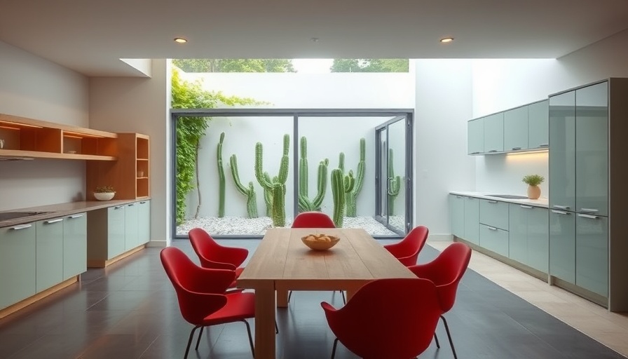 Modern fresh Lisbon kitchen design with open-plan layout.