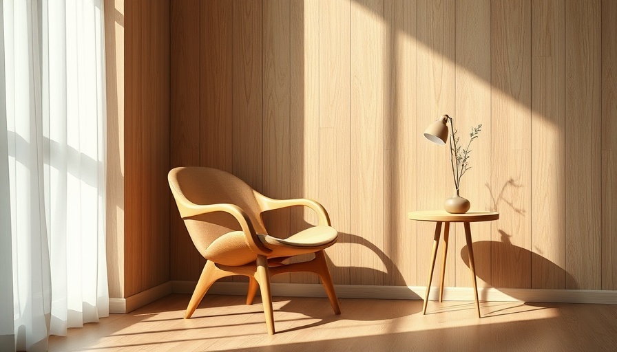 Minimalist study nook exuding the art of slowness.