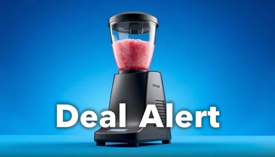 Modern Ninja Slushie Maker highlighted in 'Deal Alert' graphic.
