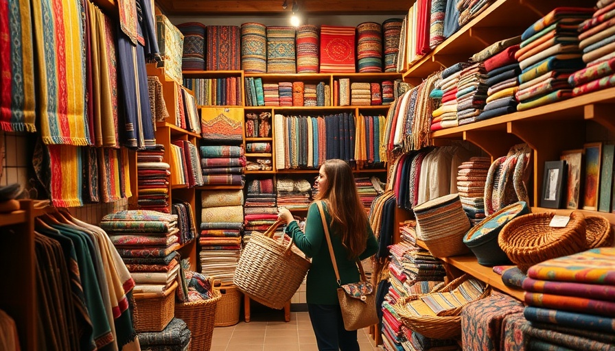Portuguese Craft at Depozito in Lisbon with colorful textiles and crafts.