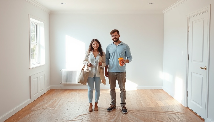 Couple prepping to paint room, deciding on trim or walls first.