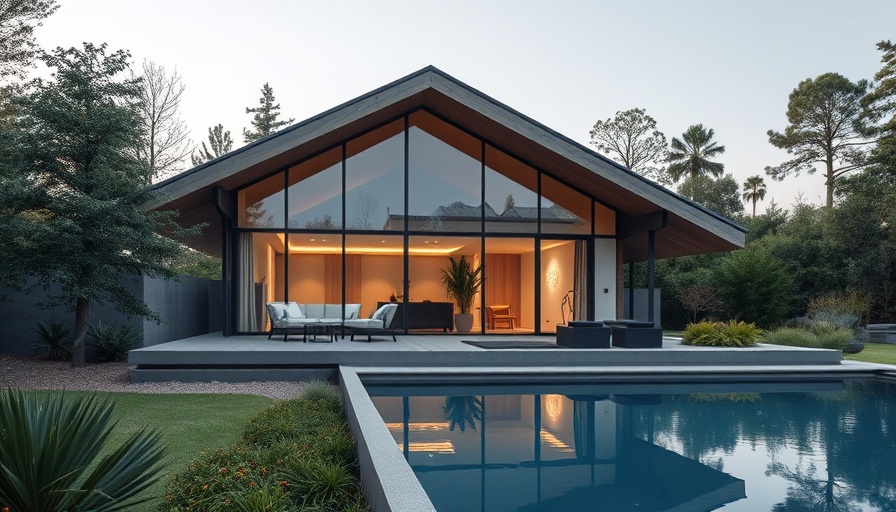 Creative Reuse Cabin with unique design features and lush garden.