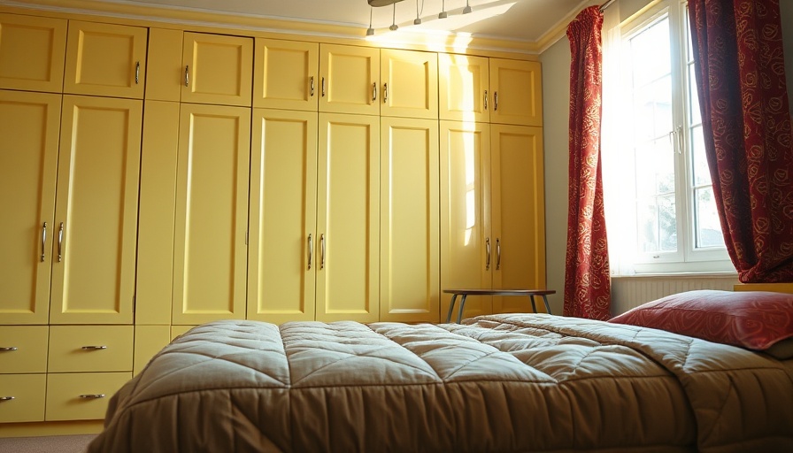 Butter yellow paint picks in cozy bedroom with warm decor.