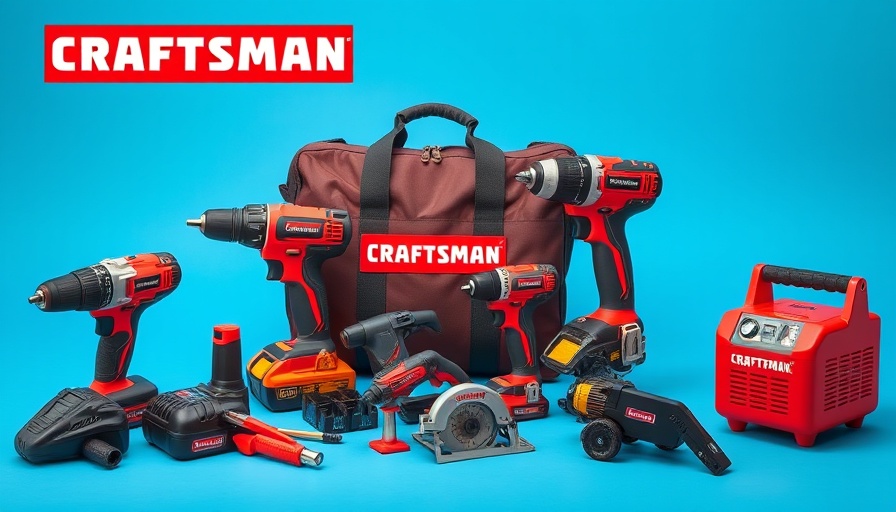 Craftsman tool set featured at Craftsman Days event at Lowe's.
