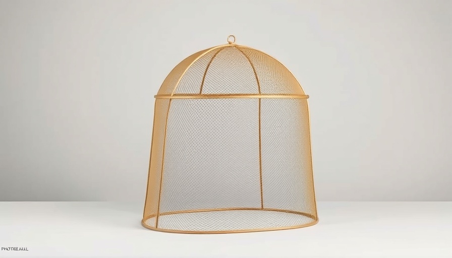 Simple mesh food cover tent for fruit flies prevention