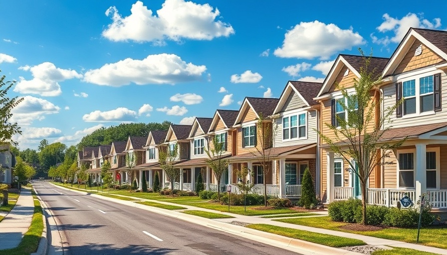 Charming suburban neighborhood scene illustrating real estate strategies for 2025.