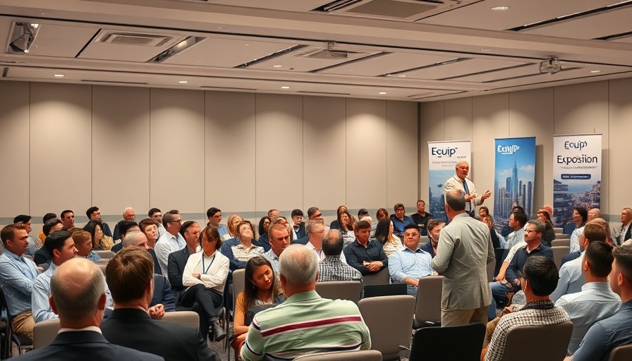 Engaging presentation on consumer insights at Equip Exposition.