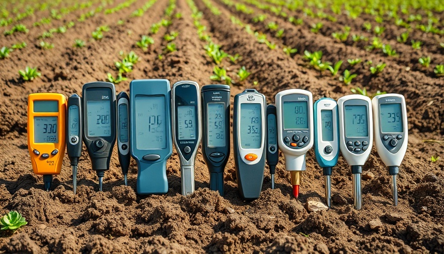 Most accurate off-brand pH meter display in a field.