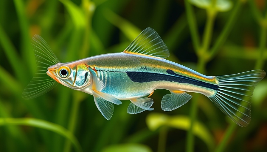 Glass catfish in aquarium with Arizona pet fish restrictions note.