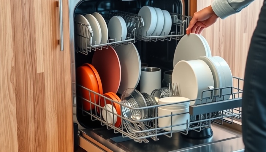 Open dishwasher with dishes, showcasing best dishwasher options.