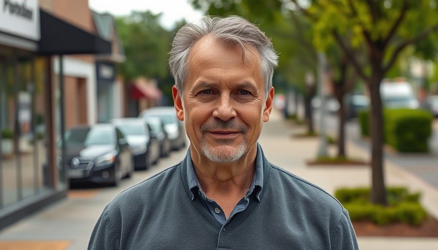 Confident man in front of store, conveying Financial Freedom Homeownership Strategies.