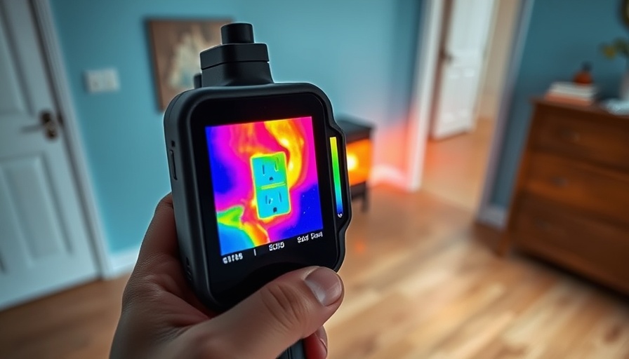 Thermal camera capturing outlet heat reading - best thermal cameras.