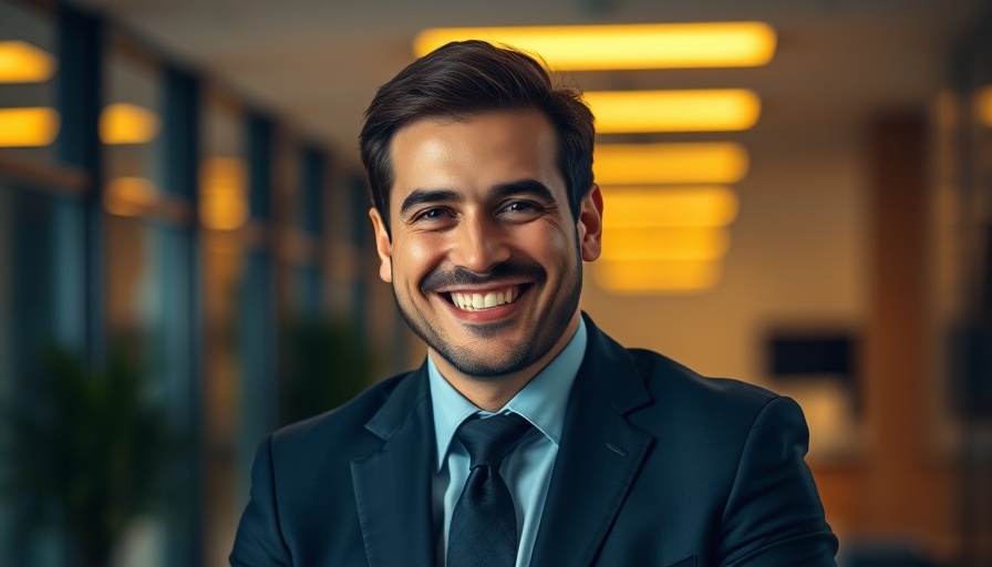 Man smiling in an office setting, related to Goldman Sachs Acquisition of Industry Ventures.