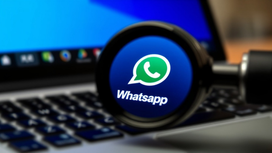 WhatsApp icon magnified on smartphone, highlighting NSO Group blocked from WhatsApp.