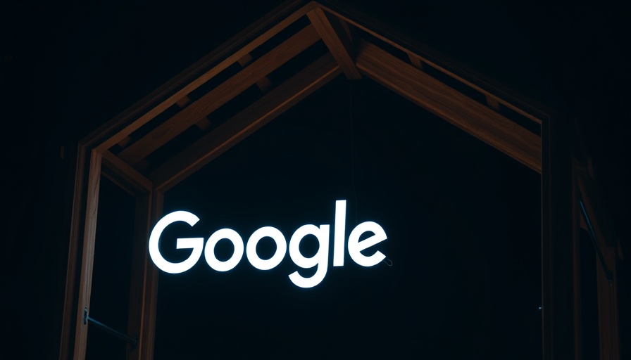 Illuminated Google logo at night representing AI-powered marketing tools India.
