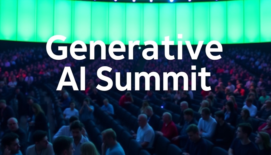 Generative AI Summit LA 2025 promotional banner.
